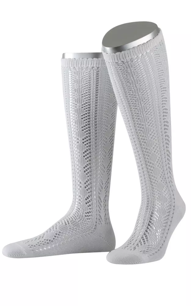 Damenkniestrümpfe L370, weiß