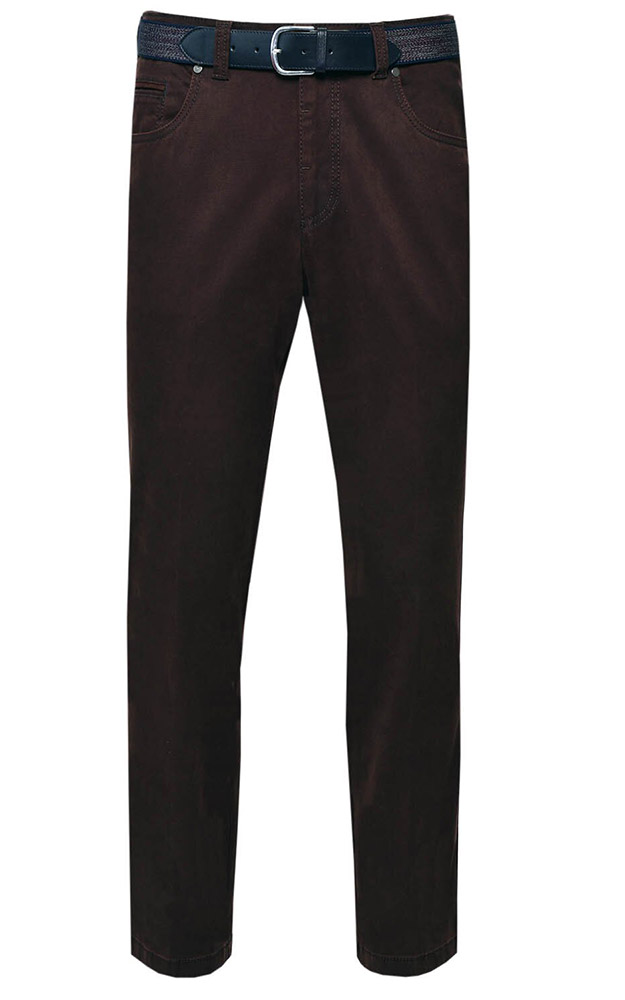 Jeans 33-4107/63, weinrot