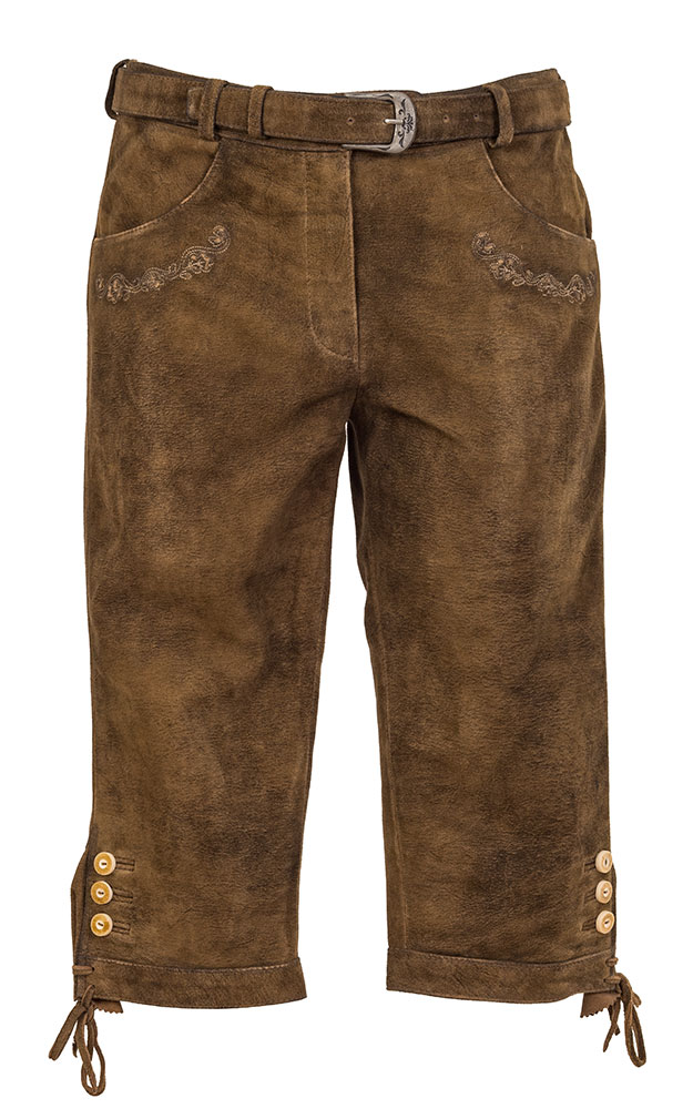 Damenlederhose Lotti, gerste