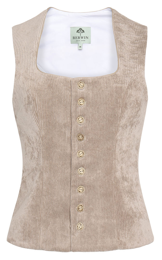 Mieder Cord 65262, natur