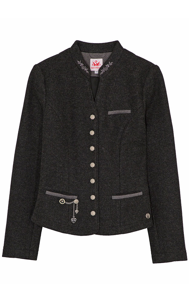 Walkjacke Gosau, dunkelgrau