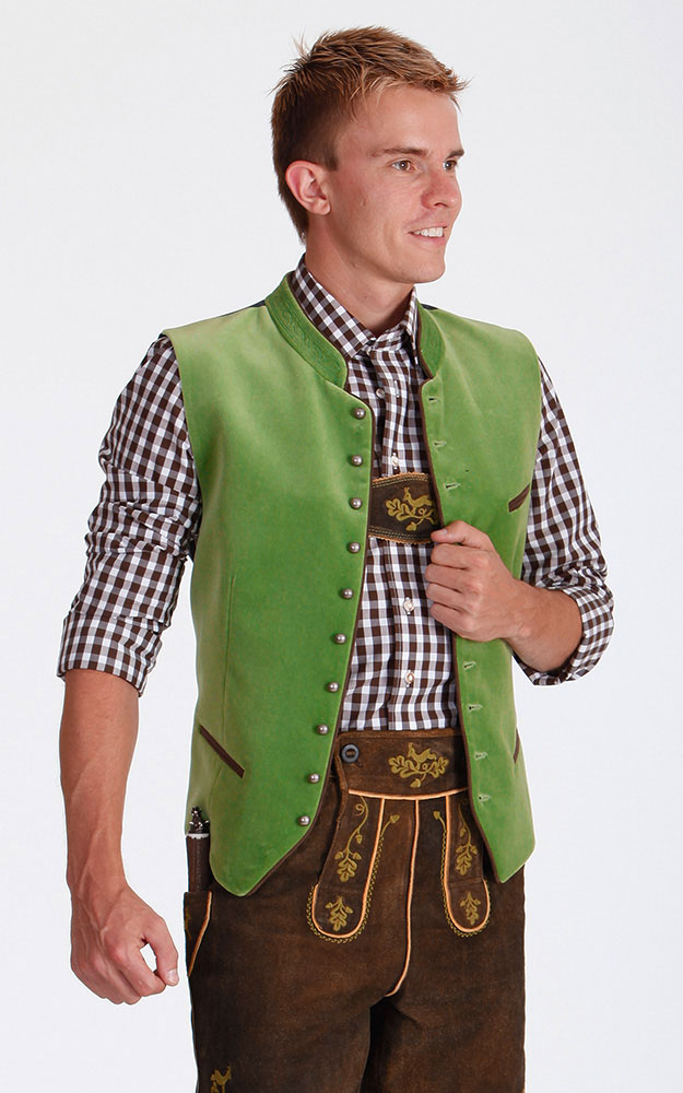 Weste Herbert, apfel/braun