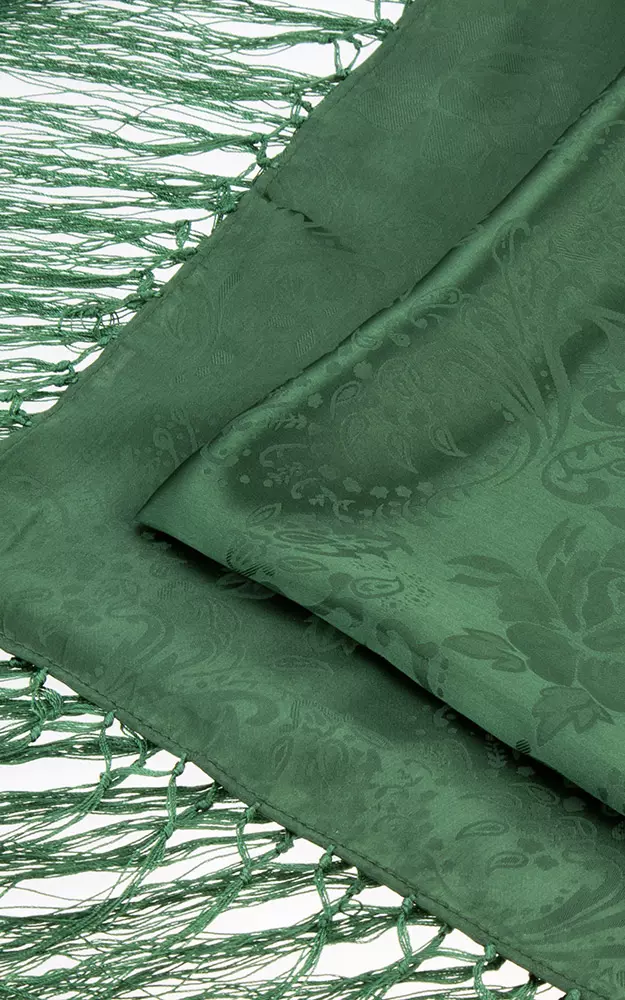 Seidentuch Nr. 15, englisch grün